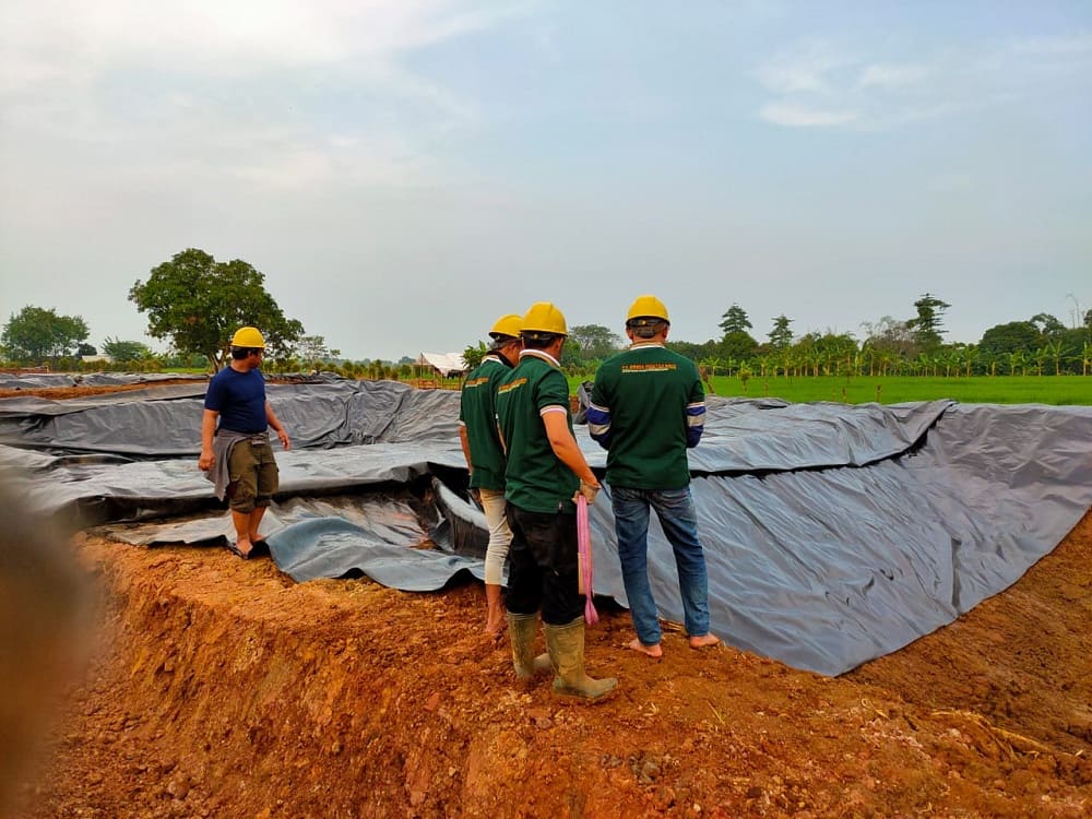 instalasi geomembrane