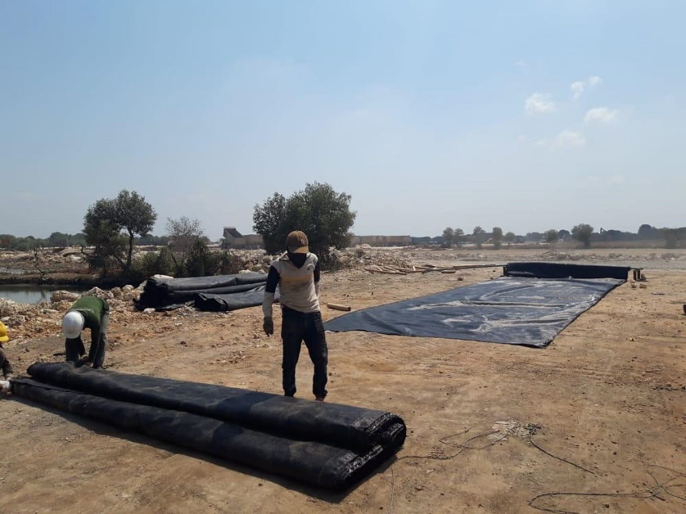 instalasi geotextile woven di gresik